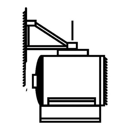 Tpi TPI Stainless Steel Wall/Ceiling Bracket For 3.3-15kw Washdown Heaters A5520/UHB
